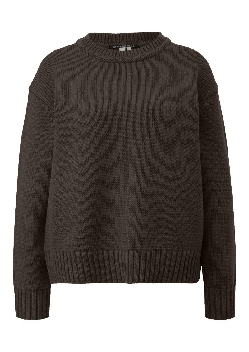 qs - Strickpullover braun - Gr. - XXL von qs