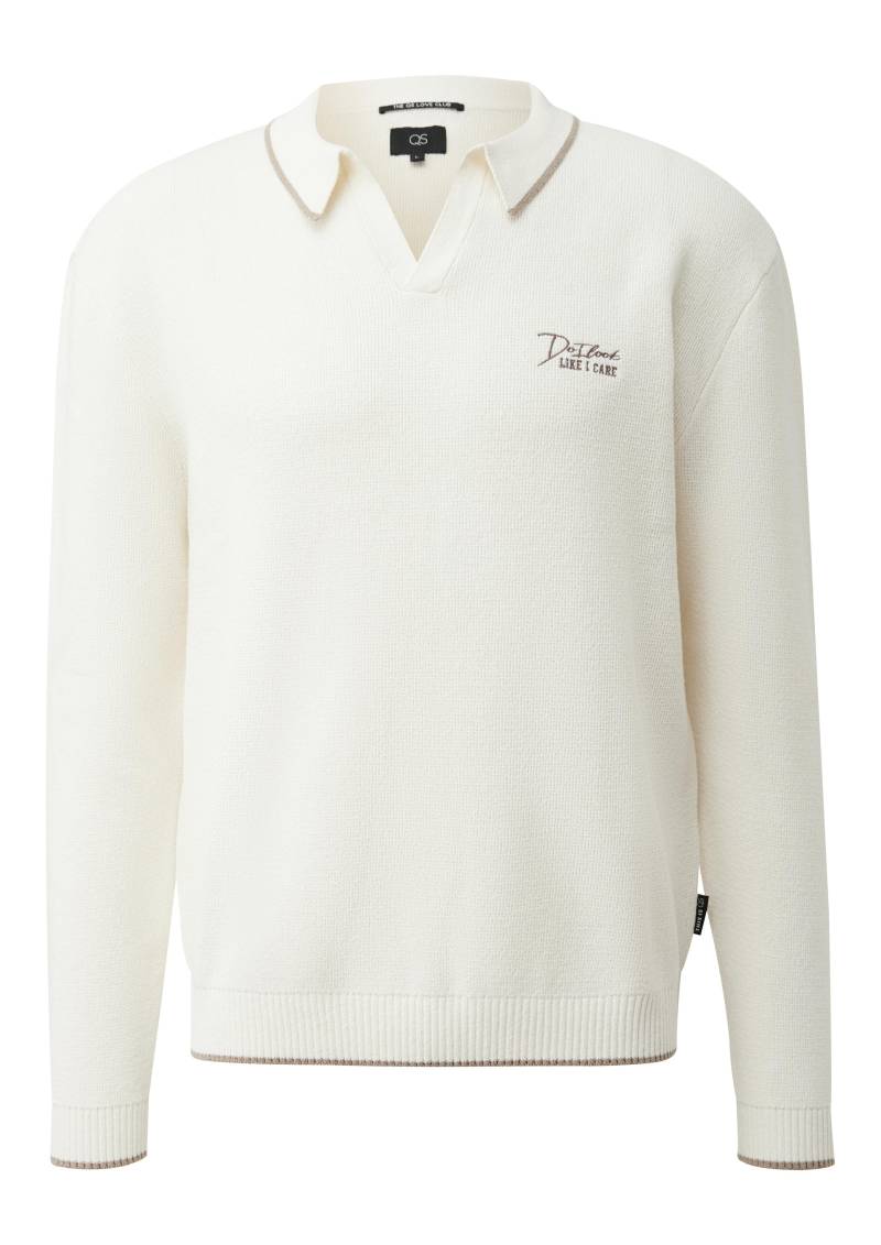 qs - Strickpullover creme - Gr. - L von qs