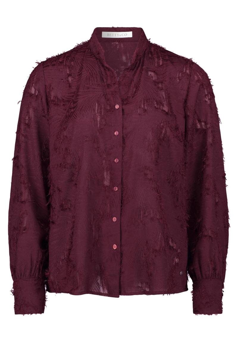Betty & Co - Hemdbluse dark aubergine - Gr. - 44 von Betty & Co