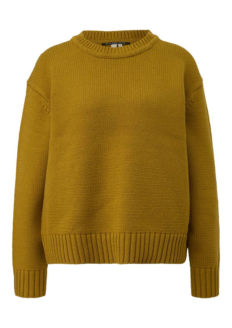 qs - Strickpullover gelb - Gr. - XXL von qs