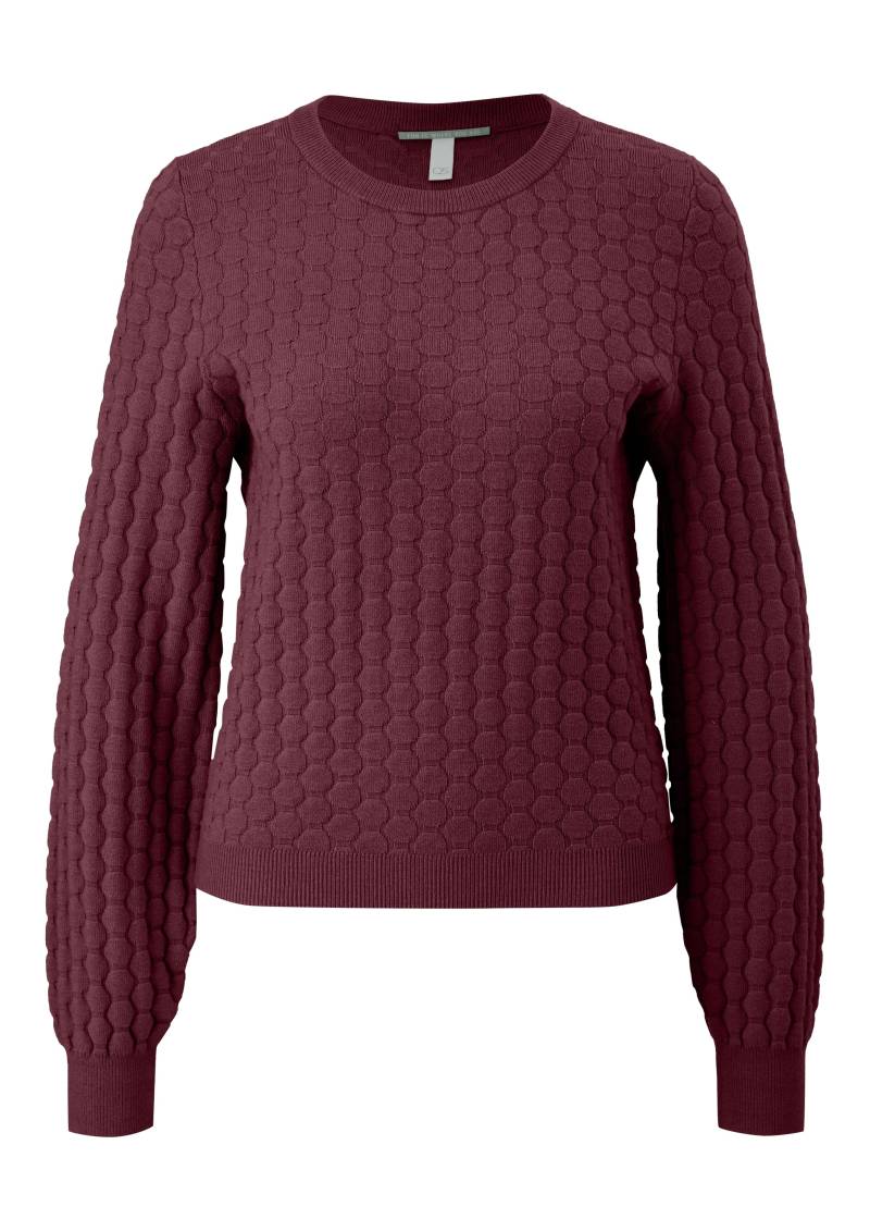 qs - Strickpullover rot - Gr. - L von qs