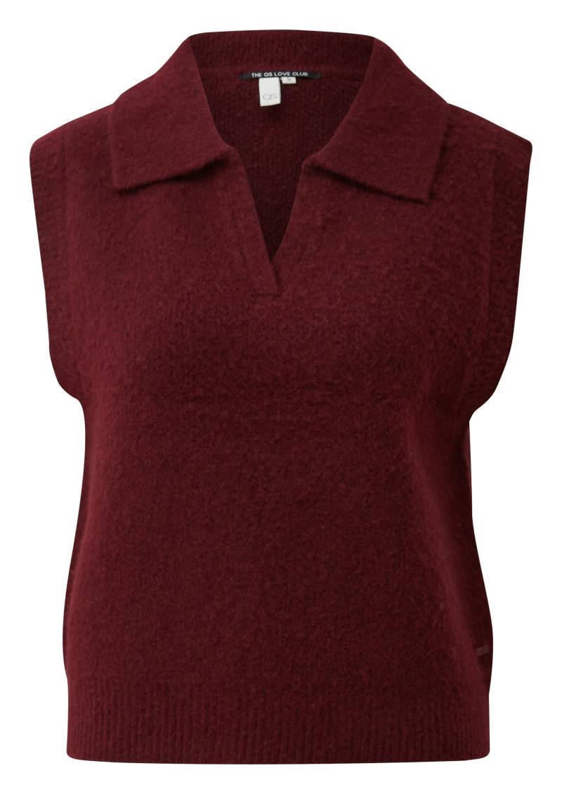 qs - Strickpullover rot - Gr. - XS von qs