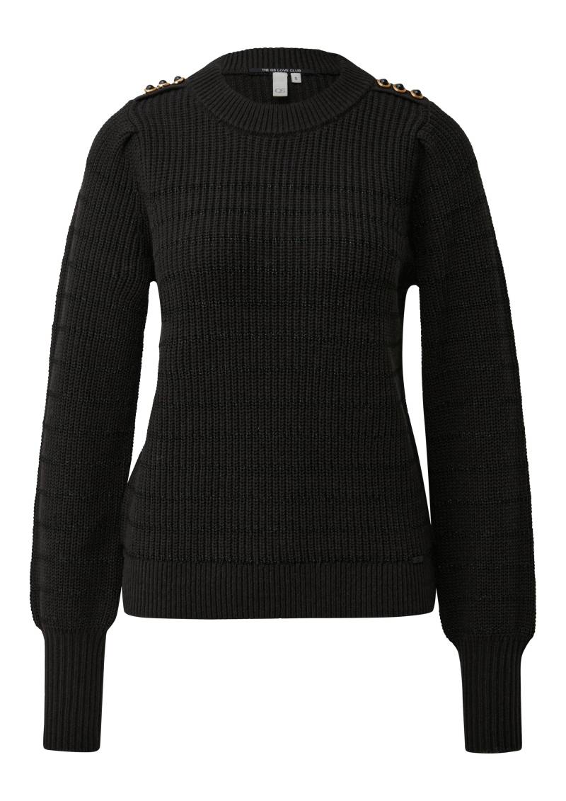 qs - Strickpullover schwarz - Gr. - XS von qs
