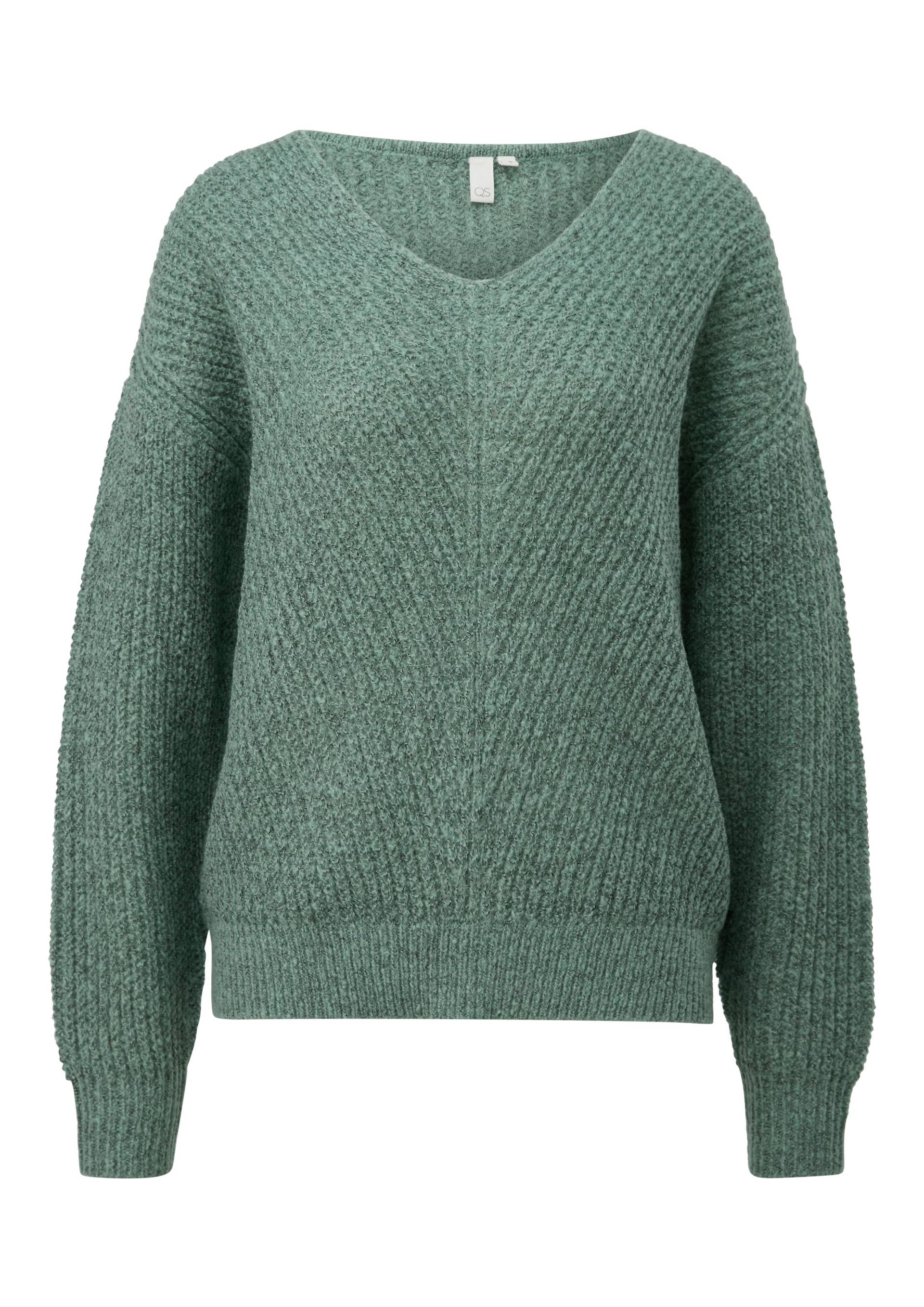 qs - Strickpullover türkis - Gr. - L von qs