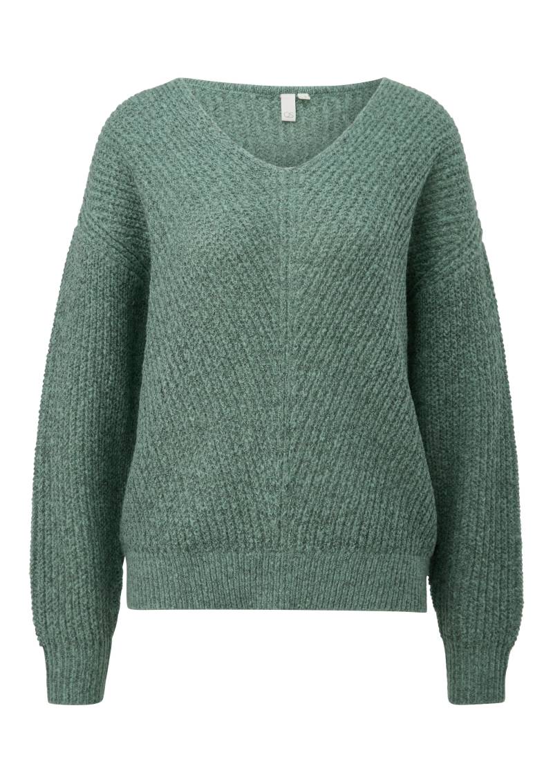 qs - Strickpullover türkis - Gr. - L von qs