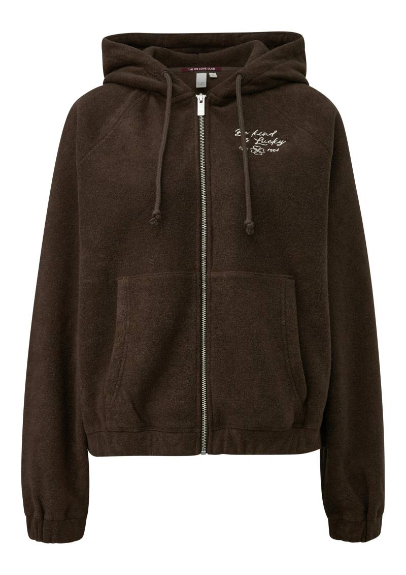 qs - Sweatshirt braun - Gr. - XS von qs