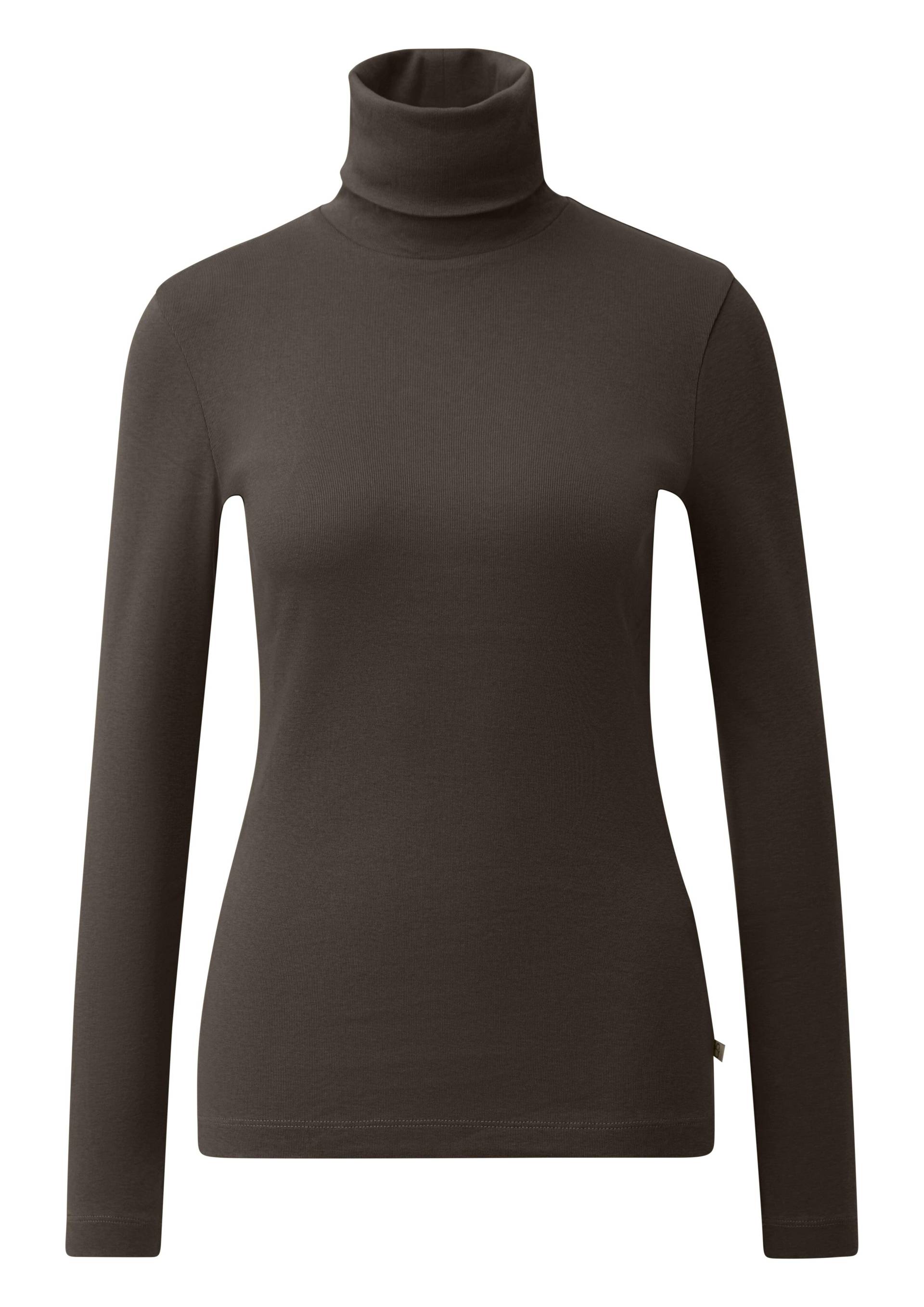 qs - T-Shirt braun - Gr. - S von qs