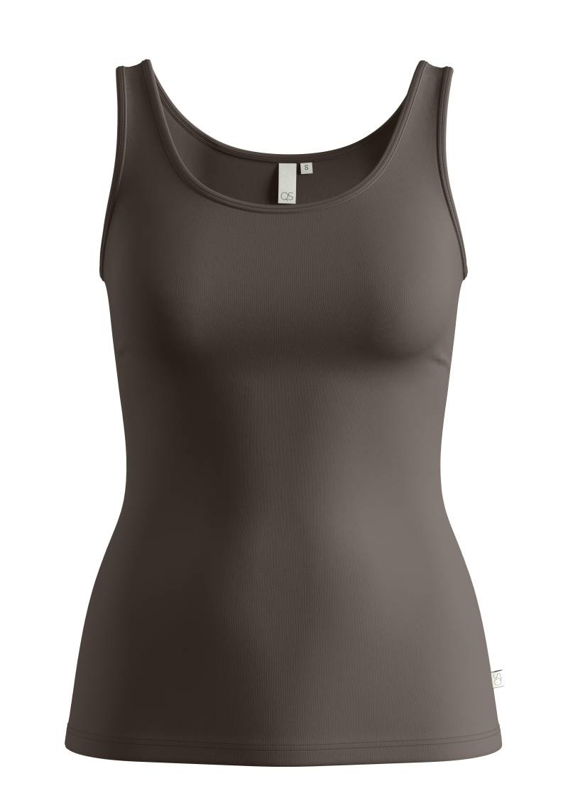 qs - T-Shirt braun - Gr. - S von qs