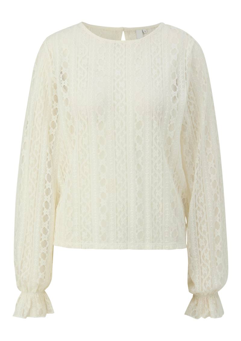 qs - T-Shirt creme - Gr. - M von qs