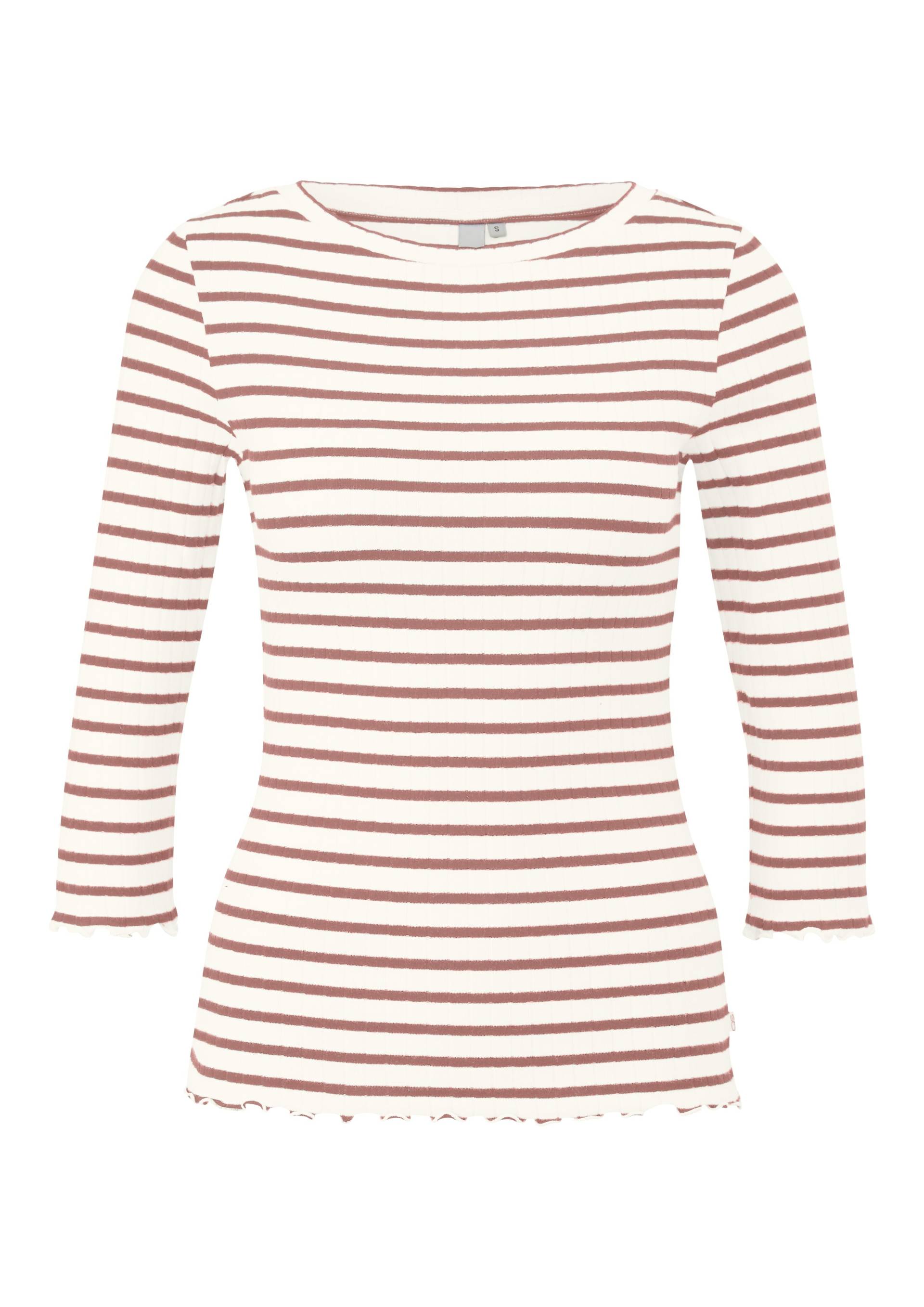 qs - T-Shirt pink|weiß - Gr. - XXL von qs