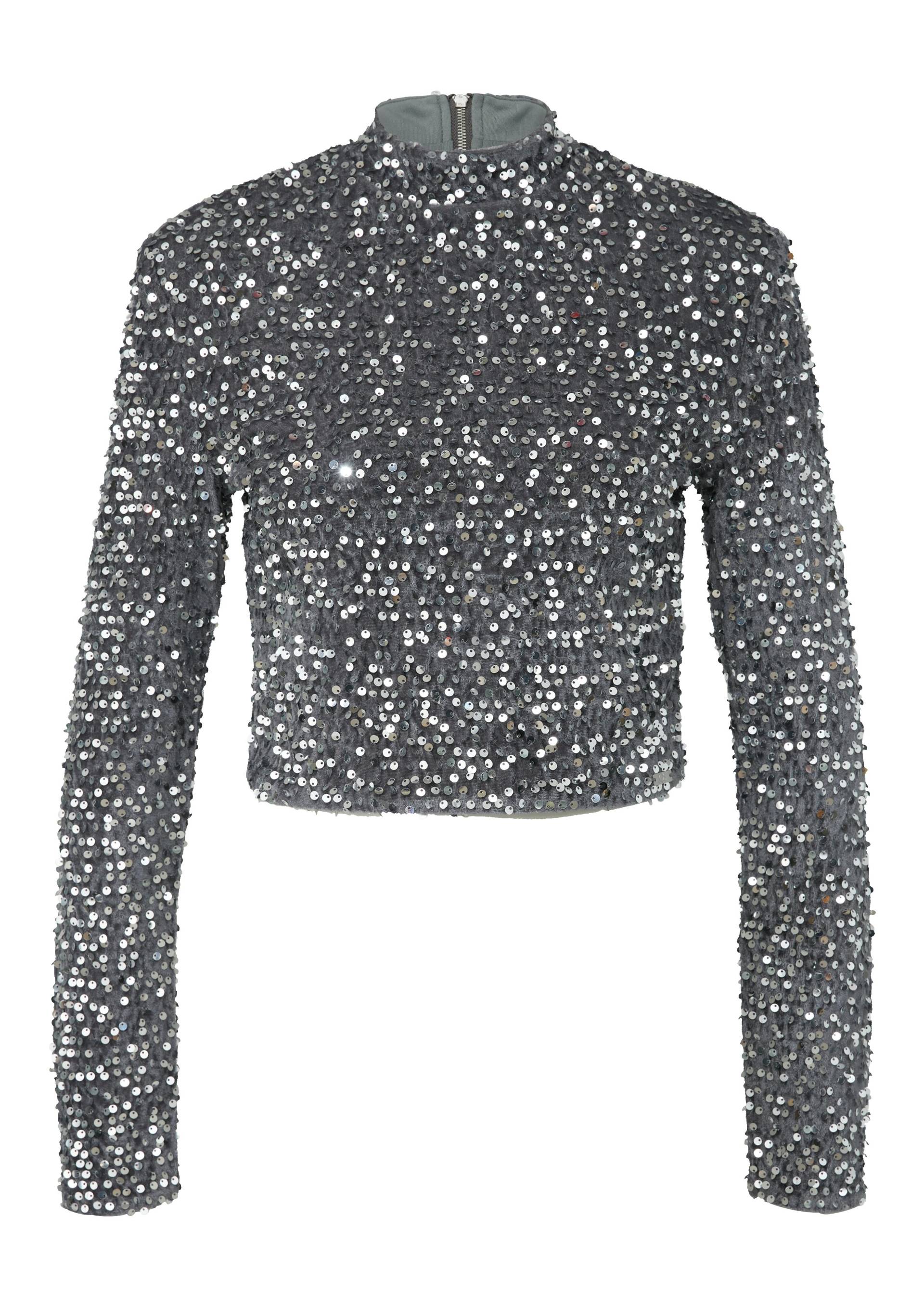 qs - T-Shirt silber - Gr. - XL von qs