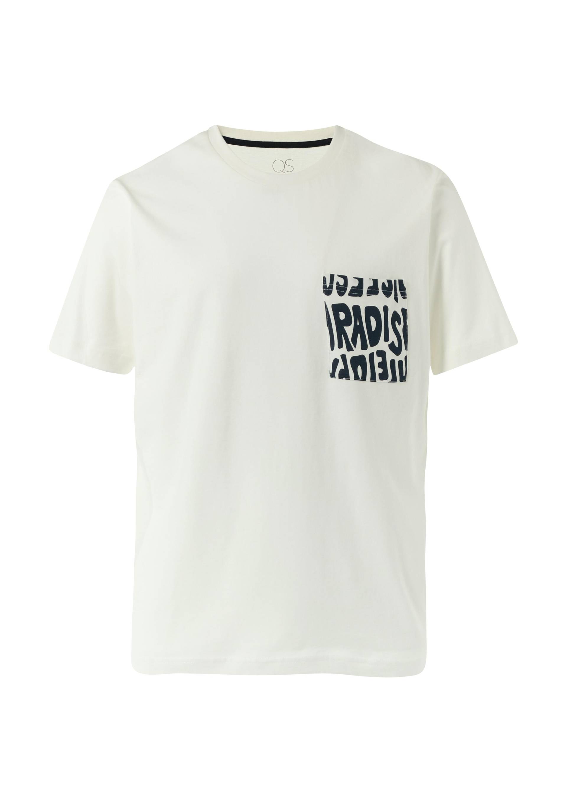 qs - T-Shirt weiß - Gr. - M von qs