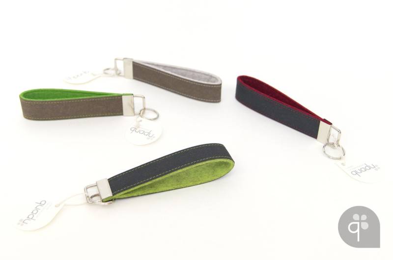 Quadu Schlüsselband Silber - 25 Mm Breit von quadu