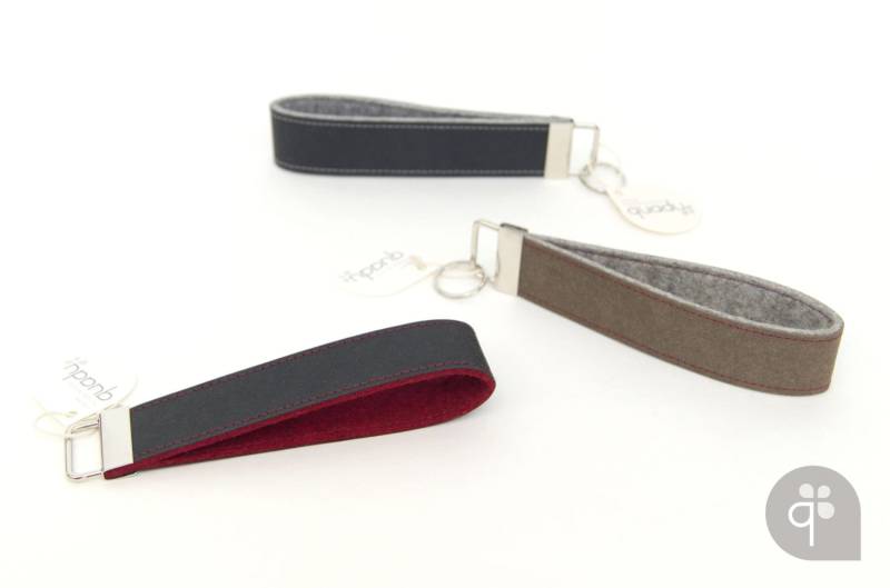 Quadu Schlüsselband Silber - 30 Mm Breit von quadu