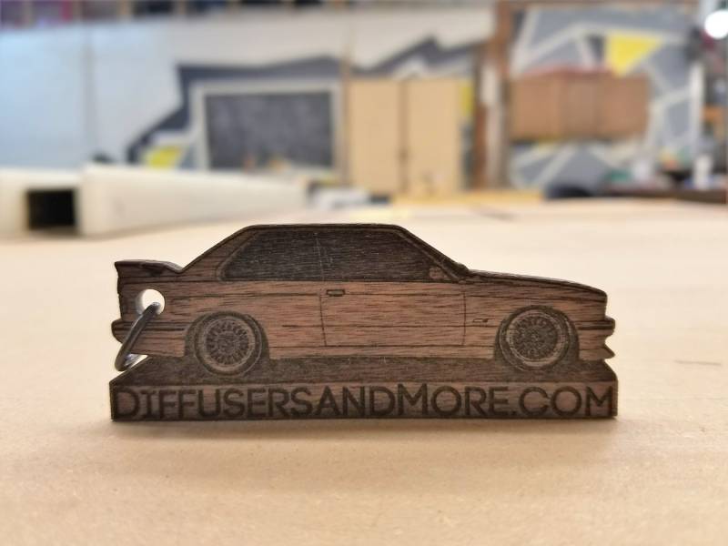 Bmw E30 M3 Schlüsselanhänger Aus Holz | 10Er Set Bmw E30 M3 Schlüsselanhänger Aus Holz | 10Er Set von qualityimpressions