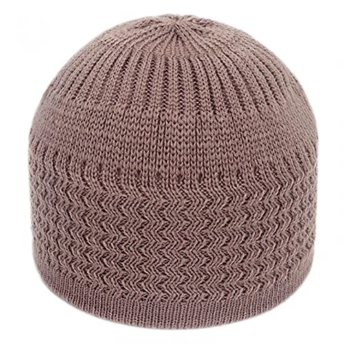 qudang Strickmütze Herren Damen Muslim Prayer Mütze Kufi Skull Hut Baumwolle Beanie Mütze Cap von qudang