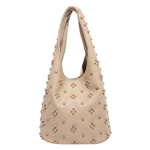 qudkdhs Crossbody Bag Leder Breiter Gurt Handtasche Damen Abnehmbar Schultergurt Premium Women's Spacious Elegant Handbags Women's Shopper Shoulder Tote PU Leather Medium with Handle Shoulder von qudkdhs