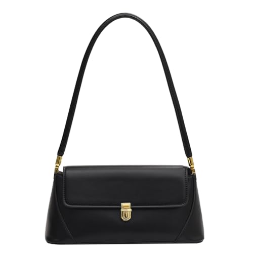 qudkdhs Crossbody Bag Leder Breiter Gurt Handtasche Damen Abnehmbar Schultergurt Premium Women's Spacious Elegant Handbags Women's Shopper Shoulder Tote PU Leather Medium with Handle Shoulder von qudkdhs