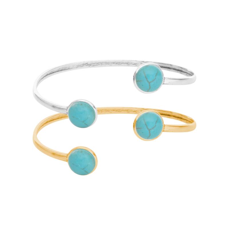 Griechisch Armband-Zierliche Manschette-stacking Armband-Verstellbare Manschette-Täglich Armband-Mode Manschette-Türkis Manschette-Boho von queserabags
