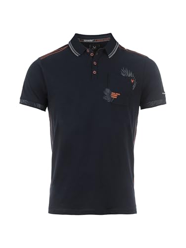 questo Polo 1/2 Nautical Blue, L Soquesto Kollektion Nevada Touring von questo