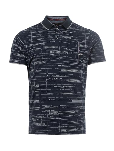 questo Polo 1/2 Nautical Blue, M Soquesto Kollektion Wild and Sea von questo