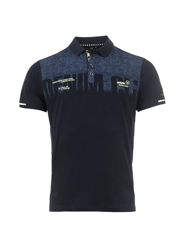 questo Polo 1/2 Nautical Blue, XXL Soquesto Kollektion Florida Coast von questo