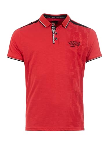 questo Polo 1/2 red Pepper, M Soquesto Kollektion Air Racing von questo