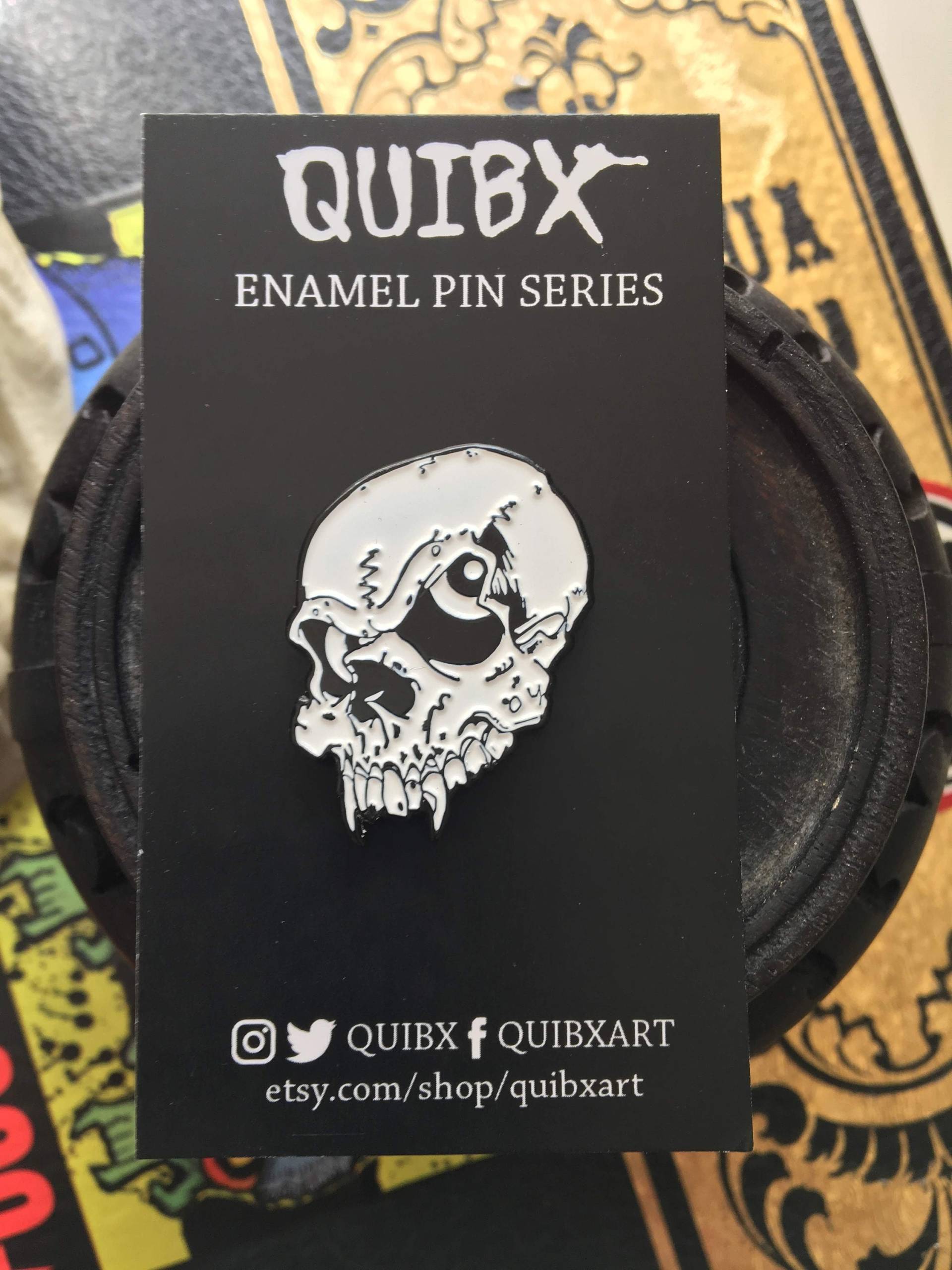 Schädel-Weicher Schmelz-Pin Schädel-Weicher Schmelz-Pin von quibxart