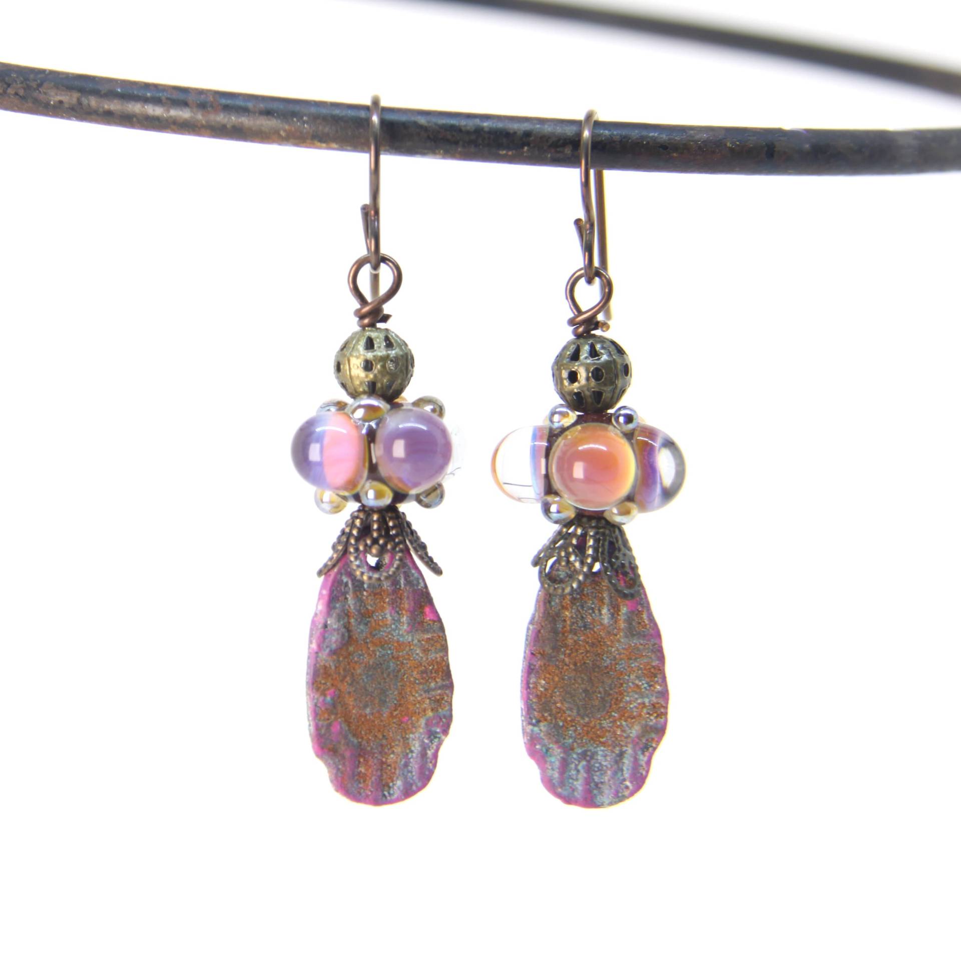 Abo Lampwork Und Zinn Ohrringe Abo Lampwork Und Zinn Ohrringe von quilibet