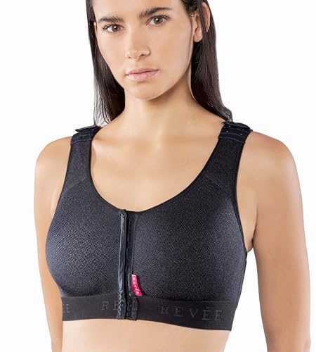 Julie Mastektomie Bhs - Kompressions bh nach brust op - Postoperativer bh für additive Mastoplastik, Reduktion, Prothesenersatz, Mastopexie, Onkoplastik, Quadrantektomie, Schwangerschafts bh von Revée