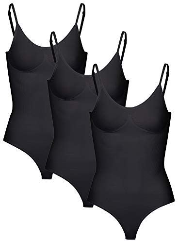 r-dessous 1-3 Stück Damen String Body Shapewear figurformend Nahtlose Unterwäsche Groesse: XXL/XXXL von r-dessous
