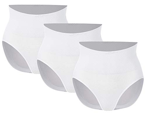 r-dessous 1-6 Stück Damen Miederhose Shapewear figurformend nahtlos Unterwäsche Slip Groesse: L/XL von r-dessous