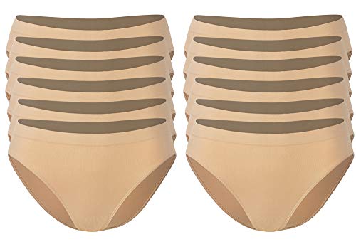 r-dessous 1 bis 12 Stück Damen Slip nahtlos unsichtbare Unterwäsche Groesse: S/M von r-dessous