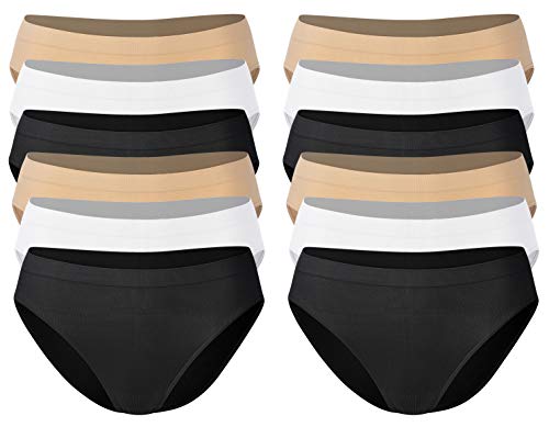 r-dessous 1 bis 12 Stück Damen Slip nahtlos unsichtbare Unterwäsche Groesse: S/M von r-dessous
