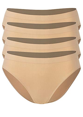 r-dessous 2 bis 8 Stück Damen Slips Seamless Nahtlose Microfaser Unterwäsche Groesse: L/XL von r-dessous