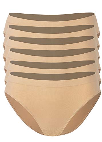 r-dessous 2 bis 8 Stück Damen Slips Seamless Nahtlose Microfaser Unterwäsche Groesse: L/XL von r-dessous