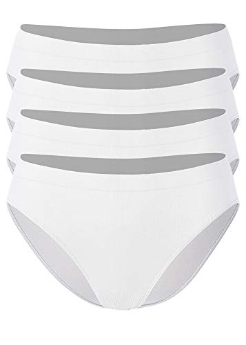 r-dessous 2 bis 8 Stück Damen Slips Seamless Nahtlose Microfaser Unterwäsche Groesse: S/M von r-dessous