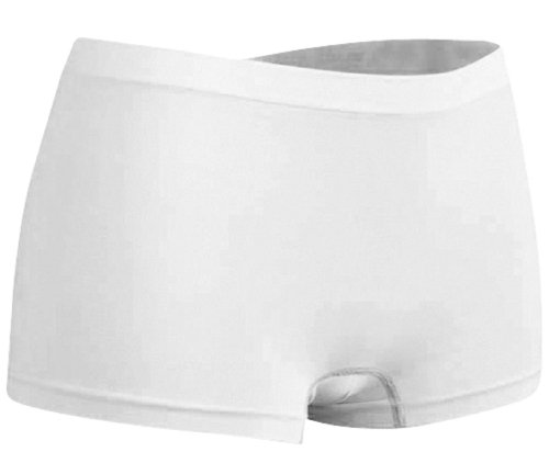 r-dessous 4 Stück Weisse Microfaser Panty Damen Hipster Unterwäsche Panties Boxershorts Hot Pants Seamless Groesse: S/M von r-dessous