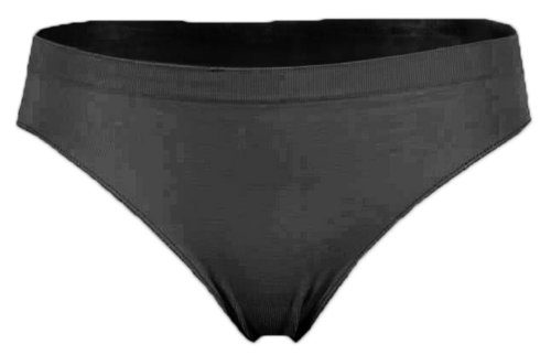 r-dessous 6 Stück Damen Slips Set schwarz Seamless Microfaser Unterwäsche Unterhose Bikinislip Groesse: S/M von r-dessous