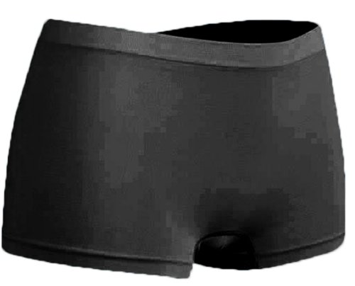 r-dessous 6 Stück schwarz Microfaser Panty Set Damen Hipster Unterwäsche Boxer Shorts Pantys Boxershorts Groesse: XXL/XXXL von r-dessous