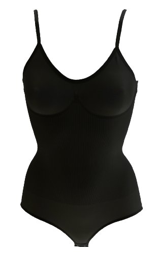 r-dessous Bauchweg Formbody Shapewear Mieder Body nahtlos Microfaser Unterwäsche schwarz Groesse: XXL/XXXL von r-dessous