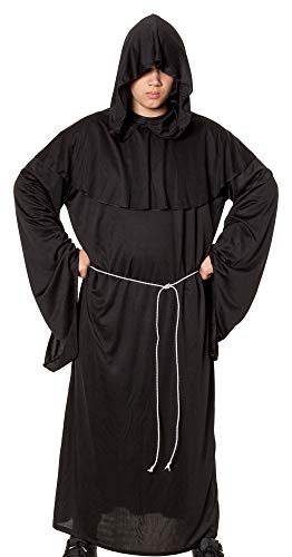 r-dessous Mönch Herren Kostüm Mönchskutte Robe Kutte Pfarrer Ordensbruder Pater ABT Halloween Karneval Henker Groesse: 4XL/5XL von r-dessous