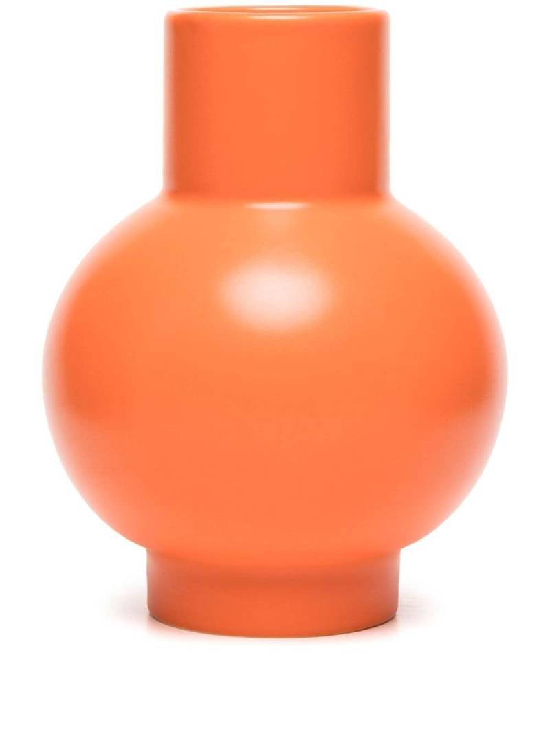 raawii Große Strøm Vase - Orange von raawii