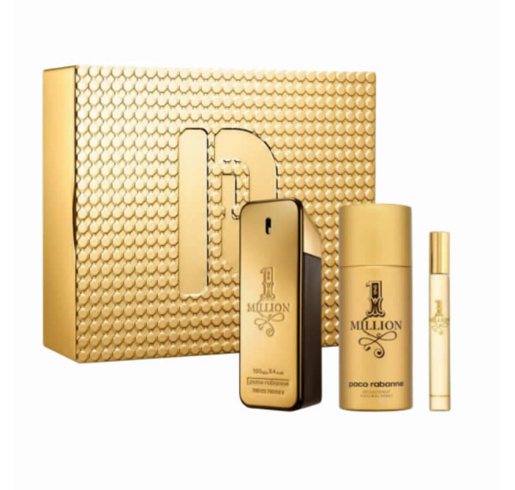 rabanne Duft-Set Paco 1 Million Eau De Toilette Spray 100ml Set 3 Artikel rabanne Duft-Set Paco 1 Million Eau De Toilette Spray 100ml Set 3 Artikel von rabanne