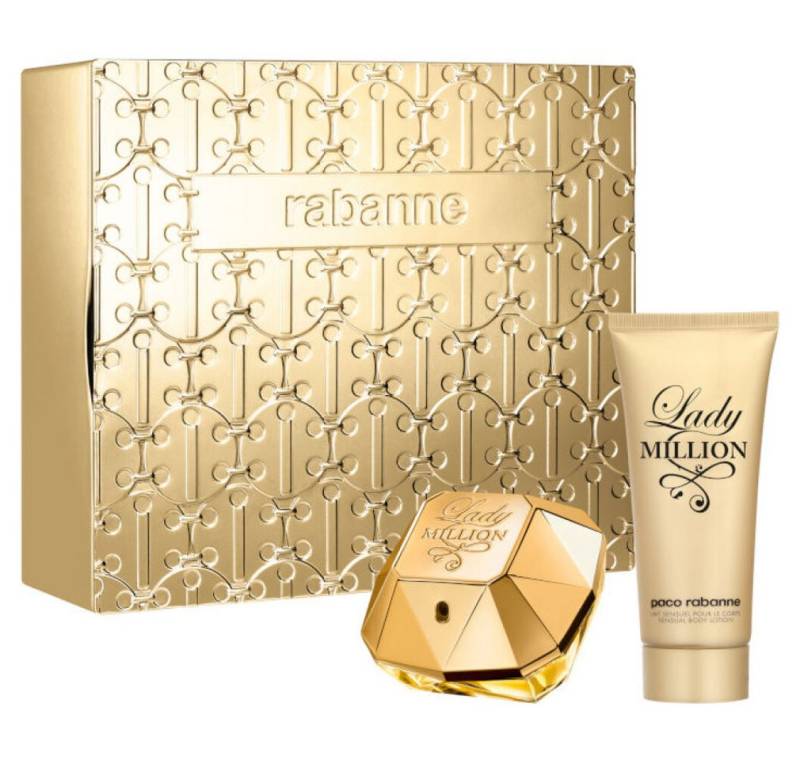 rabanne Hautpflege-Set Lady Million - EDP ââ80 ml + Körperlotion 100 ml von rabanne