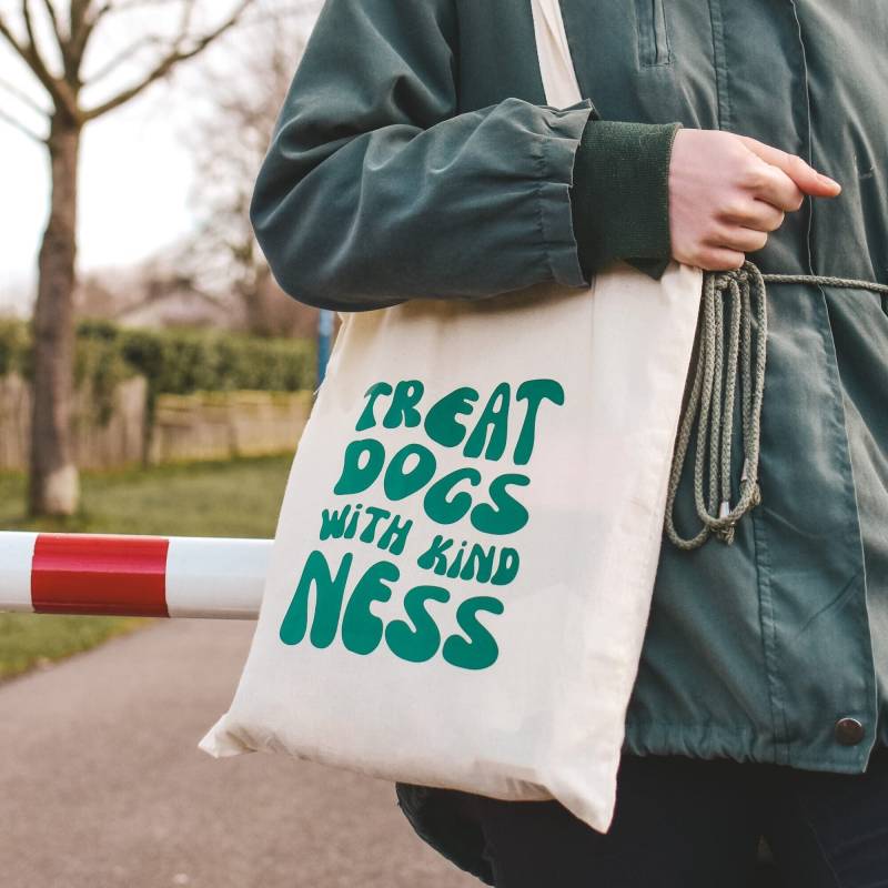 stoffbeutel Hundebesitzer - Gewaltfreies Hundetraining | Achtsamkeit Einkaufstasche Jutebeutel Geschenk Hund von rabaukenglueck