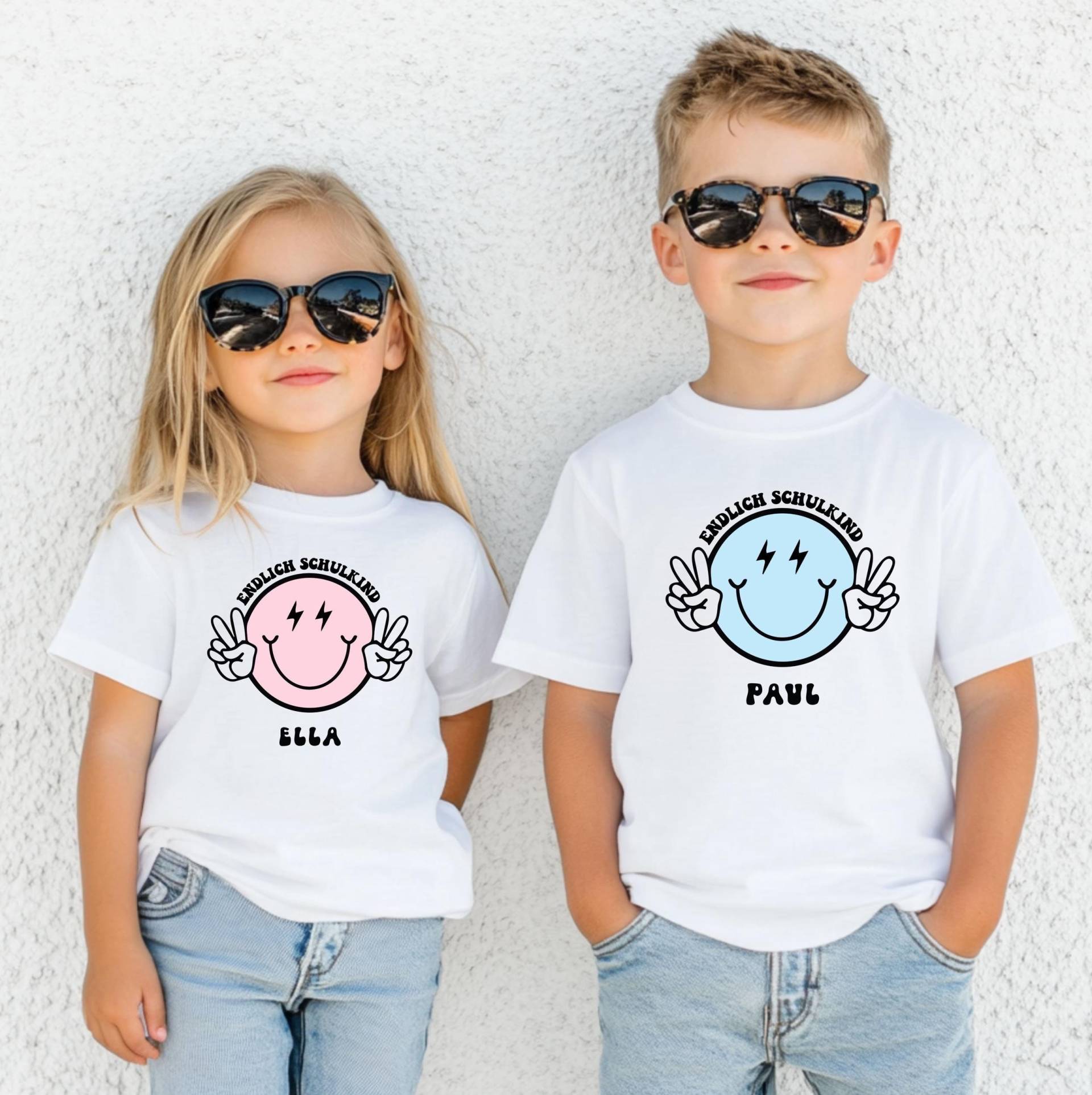 Schulkind T-Shirt Mit Name Personalisiert, Personalisiertes Geschenk Zur Einschulung, Einschulung Shirt, Zur von rabealisaDESIGN