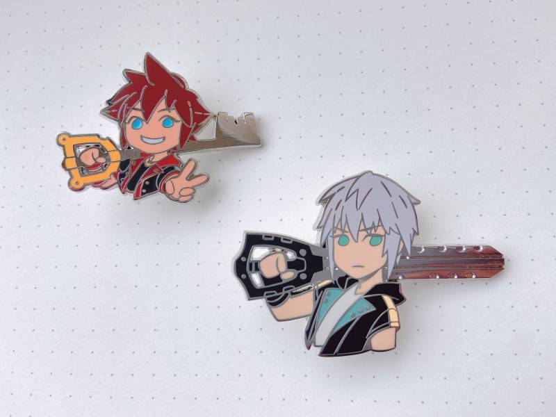 Sora Und Riku Emaille Pins von rachelhueyshop