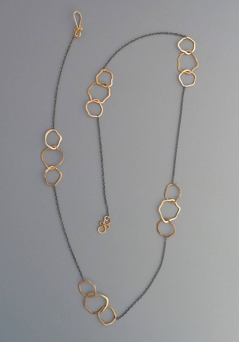 Lange Halskette Mit Organic Gold Filled Gliedern, Rachel Wilder Handmade Jewelry Lange Halskette Mit Organic Gold Filled Gliedern, Rachel Wilder Handmade Jewelry von rachelwilder