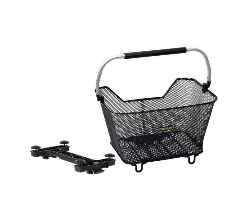 racktime Fahrradkorb System Korb Baskit Deluxe 2.0, 45 x 33 x 30 cm, 23 Liter, Snapit 2.0 von racktime